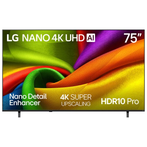 LG NU85 75-Inch 4K UHD Nano AI Smart TV – 2026 Model